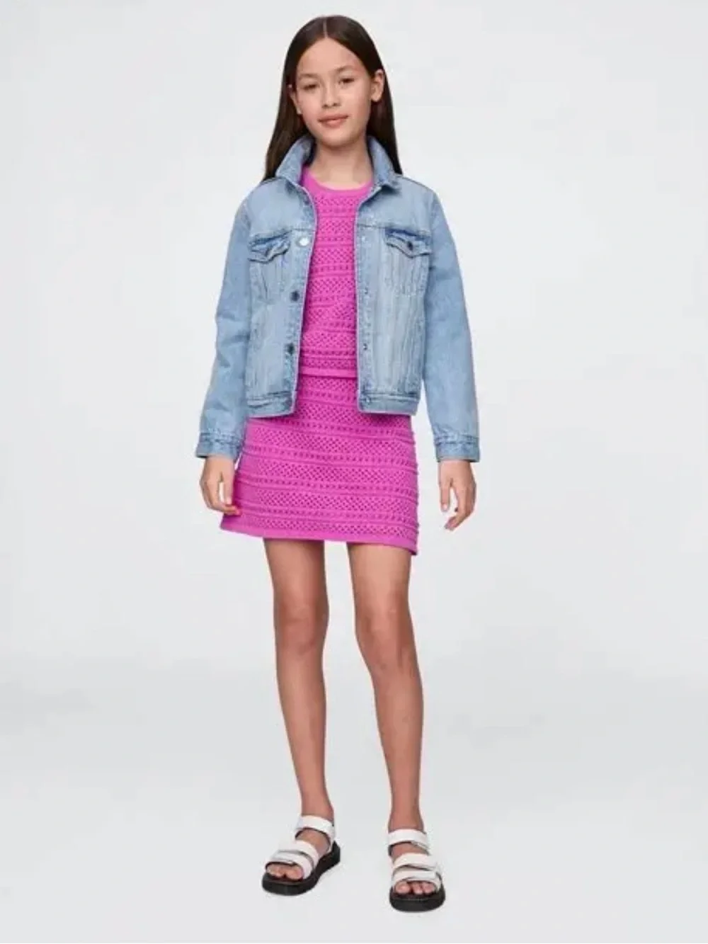 💗 GAP Pink Crochet Skort and Top Matching Set